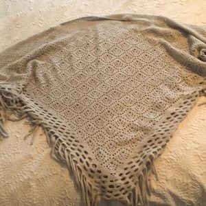 Fringe poncho